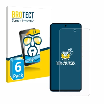 Parte frontale di una confezione del prodotto con il logo del marchio BROTECT. Accanto è raffigurato il dispositivo Google Pix