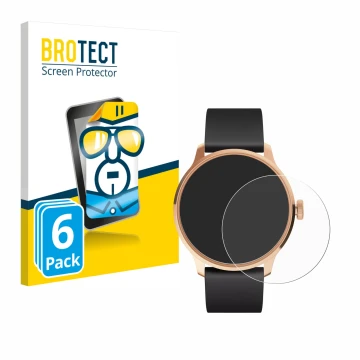 Parte frontale di una confezione del prodotto con il logo del marchio BROTECT. Accanto è raffigurato il dispositivo Withings S