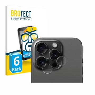 Parte frontale di una confezione del prodotto con il logo del marchio BROTECT. Accanto è raffigurato il dispositivo Apple iPho