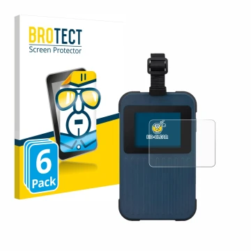 Parte frontale di una confezione del prodotto con il logo del marchio BROTECT. Accanto è raffigurato il dispositivo Acer Endur