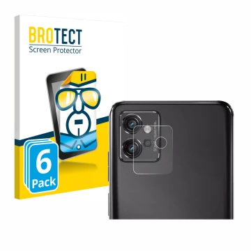 Parte frontale di una confezione del prodotto con il logo del marchio BROTECT. Accanto è raffigurato il dispositivo Motorola M