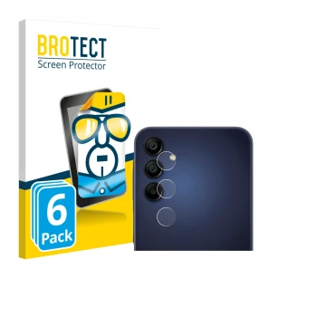 Parte frontale di una confezione del prodotto con il logo del marchio BROTECT. Accanto è raffigurato il dispositivo Samsung Ga