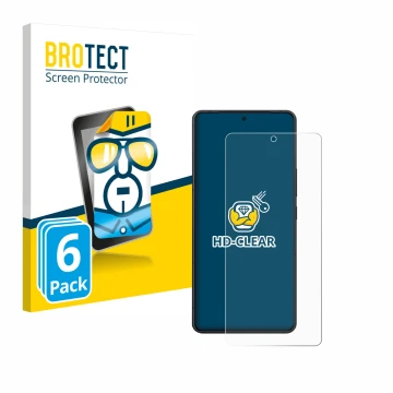 Parte frontale di una confezione del prodotto con il logo del marchio BROTECT. Accanto è raffigurato il dispositivo ASUS ZenFo