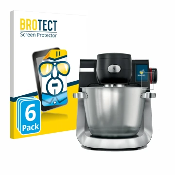 Parte frontale di una confezione del prodotto con il logo del marchio BROTECT. Accanto è raffigurato il dispositivo Bosch MUM 