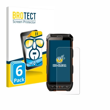 Parte frontale di una confezione del prodotto con il logo del marchio BROTECT. Accanto è raffigurato il dispositivo iDTronic C