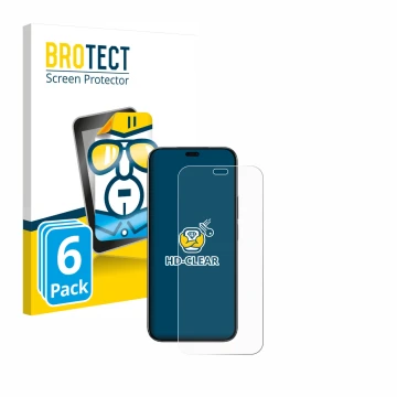 Parte frontale di una confezione del prodotto con il logo del marchio BROTECT. Accanto è raffigurato il dispositivo Honor 200 