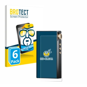 Parte frontale di una confezione del prodotto con il logo del marchio BROTECT. Accanto è raffigurato il dispositivo Cayin N3-U