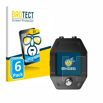 Parte frontale di una confezione del prodotto con il logo del marchio BROTECT. Accanto è raffigurato il dispositivo Shure GLXD