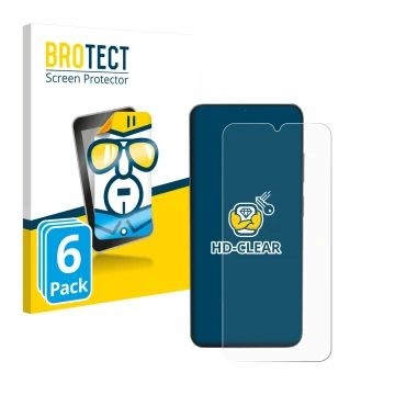 Parte frontale di una confezione del prodotto con il logo del marchio BROTECT. Accanto è raffigurato il dispositivo Doogee N55