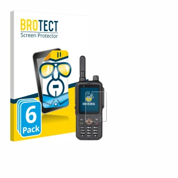 Parte frontale di una confezione del prodotto con il logo del marchio BROTECT. Accanto è raffigurato il dispositivo Inrico T32