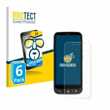Parte frontale di una confezione del prodotto con il logo del marchio BROTECT. Accanto è raffigurato il dispositivo SPC Zeus 4