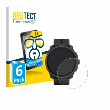 Parte frontale di una confezione del prodotto con il logo del marchio BROTECT. Accanto è raffigurato il dispositivo Suunto Rac