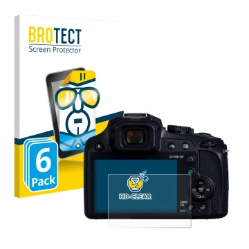 Parte frontale di una confezione del prodotto con il logo del marchio BROTECT. Accanto è raffigurato il dispositivo Panasonic 