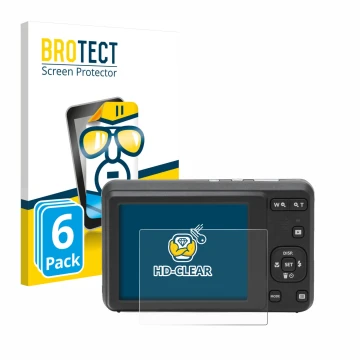 Parte frontale di una confezione del prodotto con il logo del marchio BROTECT. Accanto è raffigurato il dispositivo Kodak Pixp
