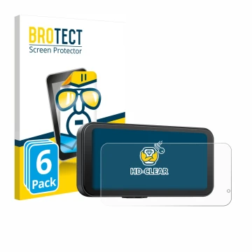 Parte frontale di una confezione del prodotto con il logo del marchio BROTECT. Accanto è raffigurato il dispositivo Volam JM5A