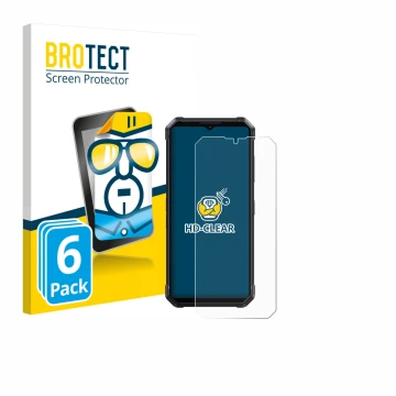 Parte frontale di una confezione del prodotto con il logo del marchio BROTECT. Accanto è raffigurato il dispositivo Fossibot F