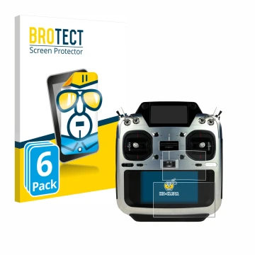 Parte frontale di una confezione del prodotto con il logo del marchio BROTECT. Accanto è raffigurato il dispositivo Futaba T26