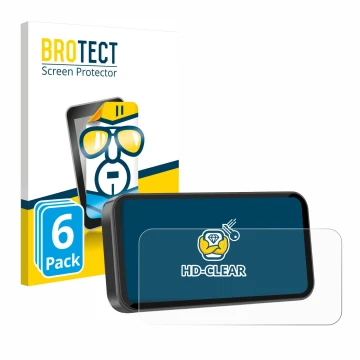 Parte frontale di una confezione del prodotto con il logo del marchio BROTECT. Accanto è raffigurato il dispositivo Carpuride 