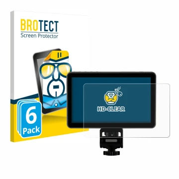 Parte frontale di una confezione del prodotto con il logo del marchio BROTECT. Accanto è raffigurato il dispositivo Rollei Vil