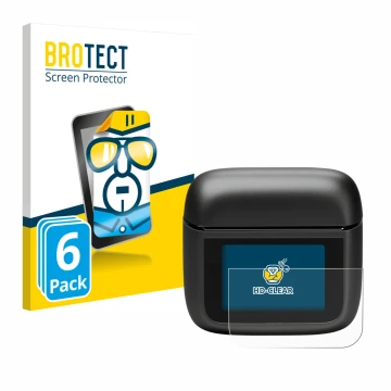 Parte frontale di una confezione del prodotto con il logo del marchio BROTECT. Accanto è raffigurato il dispositivo JBL Tour P