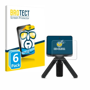 Parte frontale di una confezione del prodotto con il logo del marchio BROTECT. Accanto è raffigurato il dispositivo Garmin App