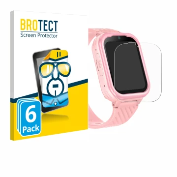 Parte frontale di una confezione del prodotto con il logo del marchio BROTECT. Accanto è raffigurato il dispositivo Yuede Kids