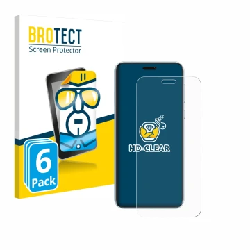 Parte frontale di una confezione del prodotto con il logo del marchio BROTECT. Accanto è raffigurato il dispositivo Honor Magi