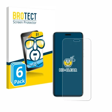 Parte frontale di una confezione del prodotto con il logo del marchio BROTECT. Accanto è raffigurato il dispositivo Honor Magi
