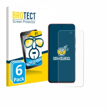 Parte frontale di una confezione del prodotto con il logo del marchio BROTECT. Accanto è raffigurato il dispositivo Oppo A5 Pr