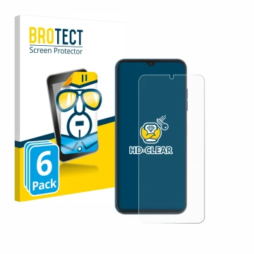 Parte frontale di una confezione del prodotto con il logo del marchio BROTECT. Accanto è raffigurato il dispositivo Hotwav Not