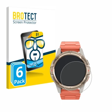 Parte frontale di una confezione del prodotto con il logo del marchio BROTECT. Accanto è raffigurato il dispositivo Xiaomi Mib