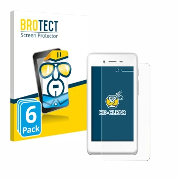 Parte frontale di una confezione del prodotto con il logo del marchio BROTECT. Accanto è raffigurato il dispositivo Pax A50 wa