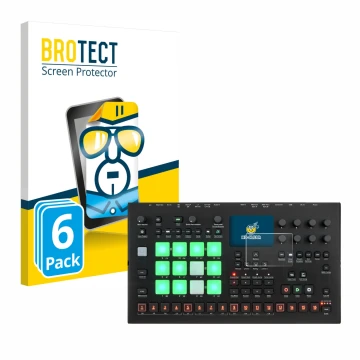 Parte frontale di una confezione del prodotto con il logo del marchio BROTECT. Accanto è raffigurato il dispositivo Elektron A