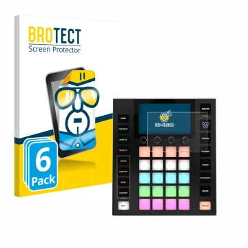 Parte frontale di una confezione del prodotto con il logo del marchio BROTECT. Accanto è raffigurato il dispositivo Wolfmix W1