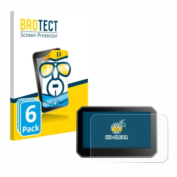 Parte frontale di una confezione del prodotto con il logo del marchio BROTECT. Accanto è raffigurato il dispositivo Elegoo Cen