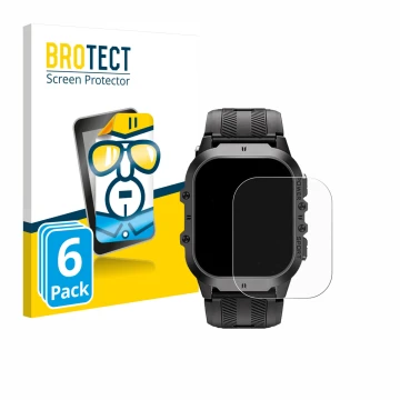 Parte frontale di una confezione del prodotto con il logo del marchio BROTECT. Accanto è raffigurato il dispositivo Oukitel BT