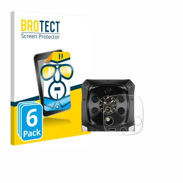 Parte frontale di una confezione del prodotto con il logo del marchio BROTECT. Accanto è raffigurato il dispositivo Ulefone Ar
