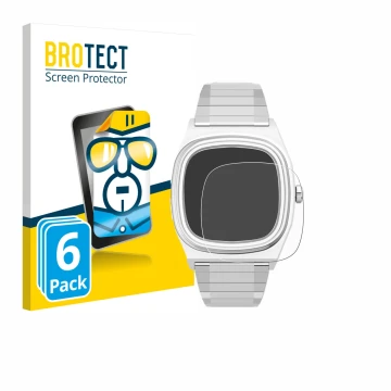 Parte frontale di una confezione del prodotto con il logo del marchio BROTECT. Accanto è raffigurato il dispositivo Timex Reis