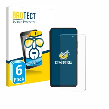 Parte frontale di una confezione del prodotto con il logo del marchio BROTECT. Accanto è raffigurato il dispositivo Oppo Reno 