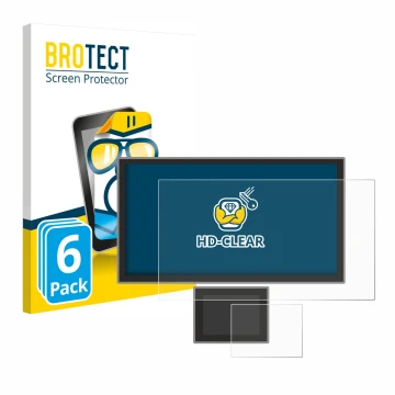 Parte frontale di una confezione del prodotto con il logo del marchio BROTECT. Accanto è raffigurato il dispositivo Icom IC-77