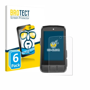 Parte frontale di una confezione del prodotto con il logo del marchio BROTECT. Accanto è raffigurato il dispositivo Wahoo Elem