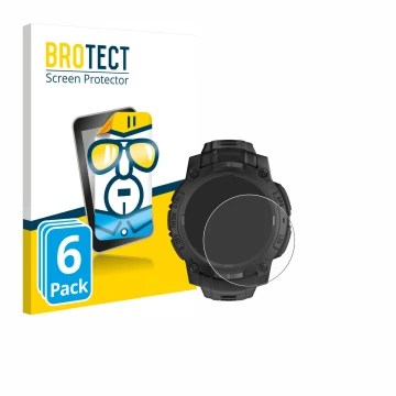 Parte frontale di una confezione del prodotto con il logo del marchio BROTECT. Accanto è raffigurato il dispositivo Garmin Ins
