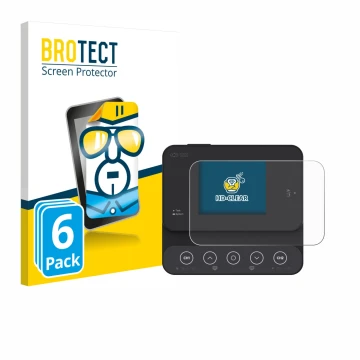 Parte frontale di una confezione del prodotto con il logo del marchio BROTECT. Accanto è raffigurato il dispositivo ISDT K2Zip