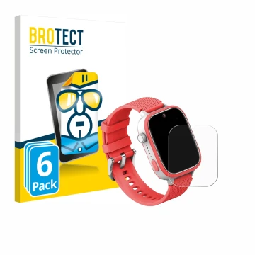 Parte frontale di una confezione del prodotto con il logo del marchio BROTECT. Accanto è raffigurato il dispositivo AngelTech 