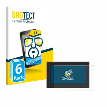 Parte frontale di una confezione del prodotto con il logo del marchio BROTECT. Accanto è raffigurato il dispositivo Headrush F