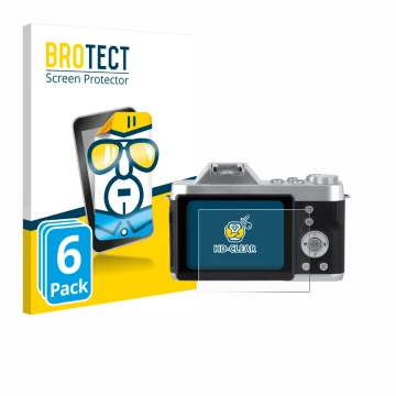 Parte frontale di una confezione del prodotto con il logo del marchio BROTECT. Accanto è raffigurato il dispositivo Rollei Pow