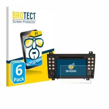 Parte frontale di una confezione del prodotto con il logo del marchio BROTECT. Accanto è raffigurato il dispositivo Erisin ES8