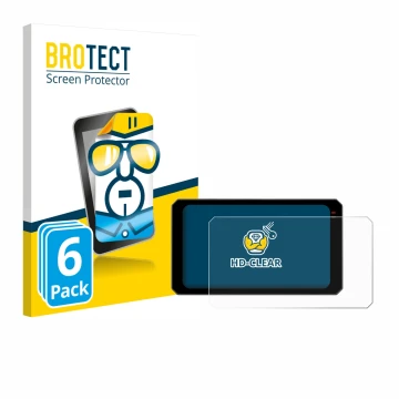 Parte frontale di una confezione del prodotto con il logo del marchio BROTECT. Accanto è raffigurato il dispositivo Chigee AIO