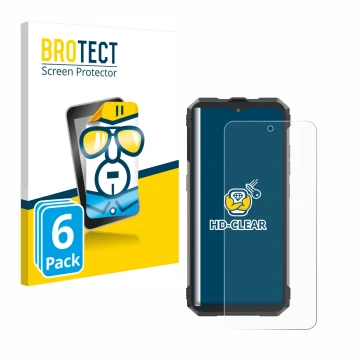 Parte frontale di una confezione del prodotto con il logo del marchio BROTECT. Accanto è raffigurato il dispositivo Cubot King