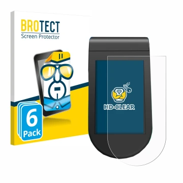 Parte frontale di una confezione del prodotto con il logo del marchio BROTECT. Accanto è raffigurato il dispositivo SoFlow SO4